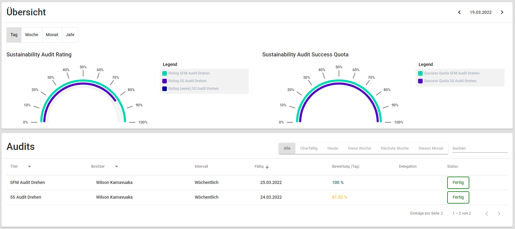 Audit Feature